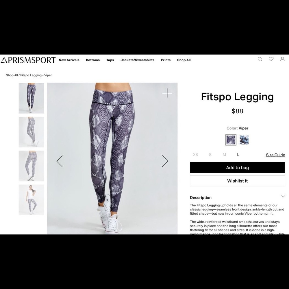Prism sport fitspo viper leggings